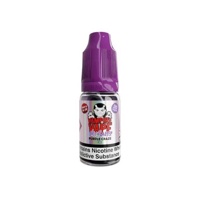 Liquid Vampire Vape Salt - Purple Craze Ice 20mg | Doctorvape