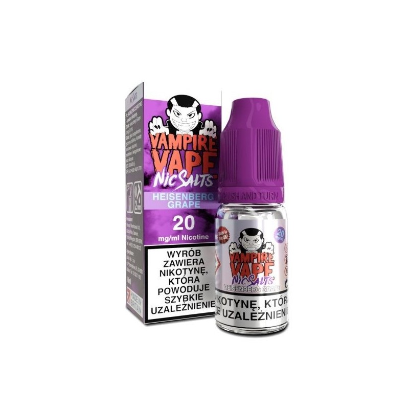 Liquid Vampire Vape Salt 10 ml 20mg - Heisenberg Raisin | Doctorvape