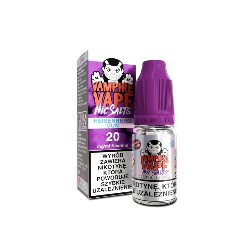 Liquid Vampire Vape Salt 10 ml 20mg - Heisenberg Gum | Doctorvape