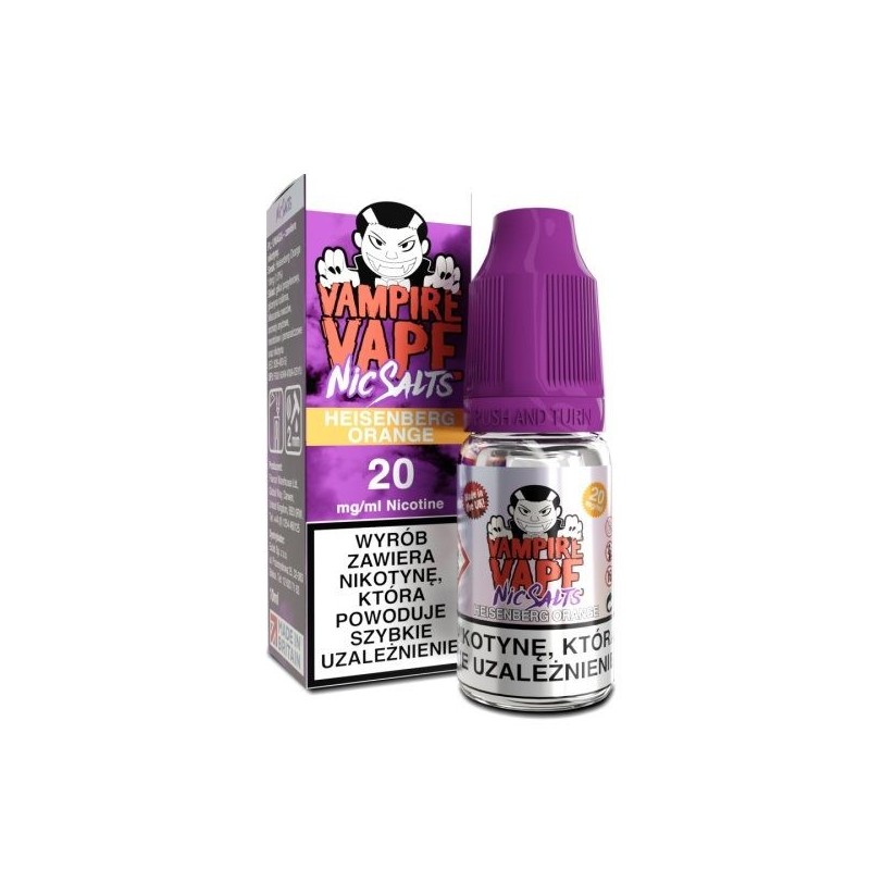 Heisenberg Orange Liquid Vampire Vape Salt 10 ml 20mg | Doctorvape