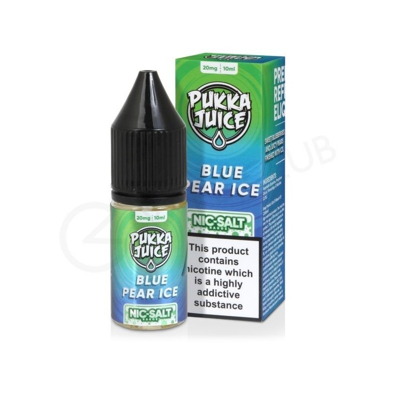 Liquid Pukka Juice 10ml - Blue Pear Ice 20mg salt