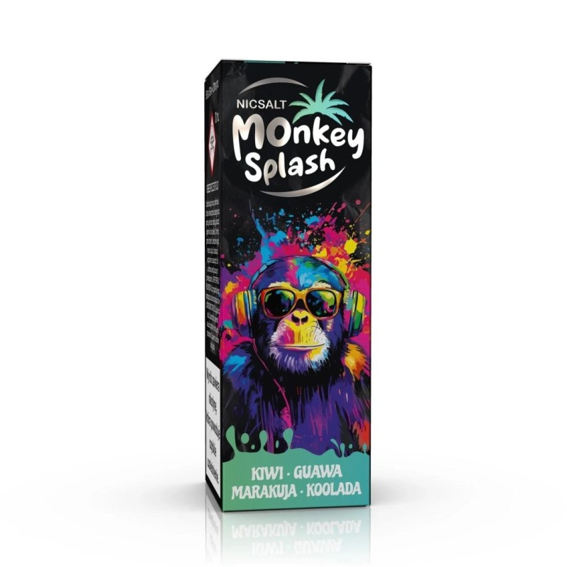 Liquid Monkey Splash Salt - Kiwi Guawa Marakuja Koolada 20mg