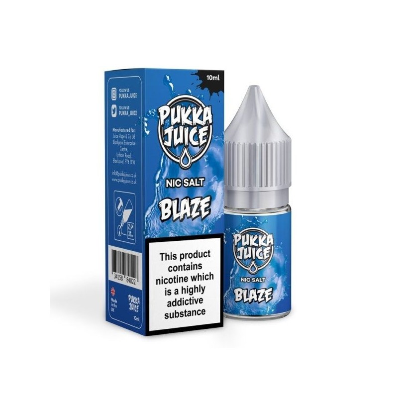 Liquid Pukka Juice 10ml - Blaze 20mg sel | DoctorVape