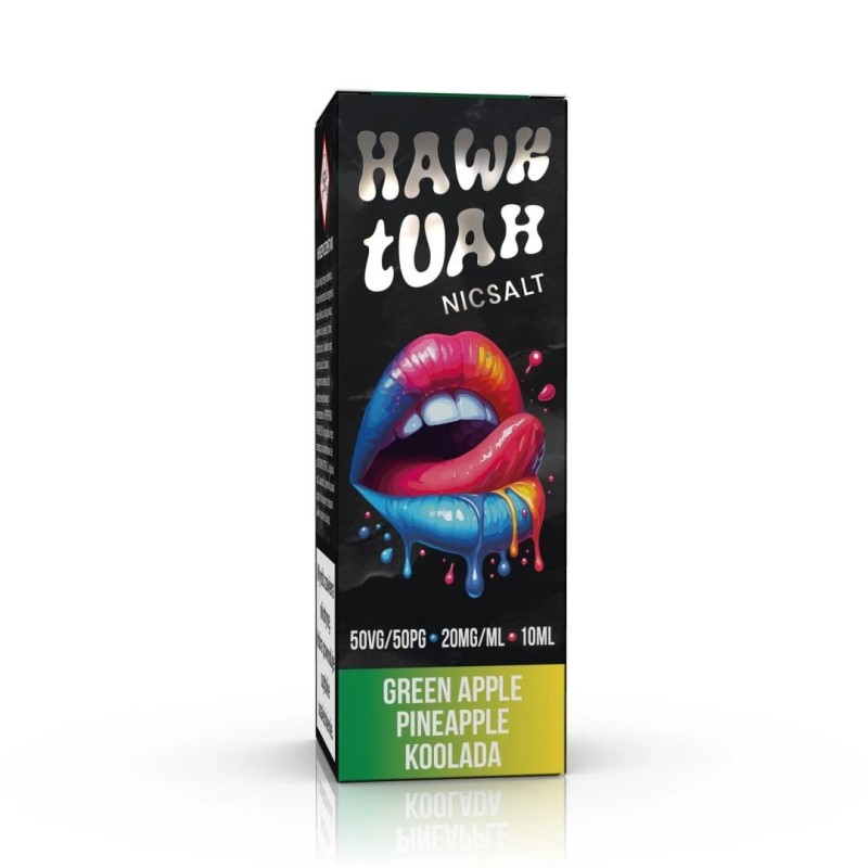 Liquid HAWK TUAH Salt 10ml - Green Apple Pineapple Koolada 20mg