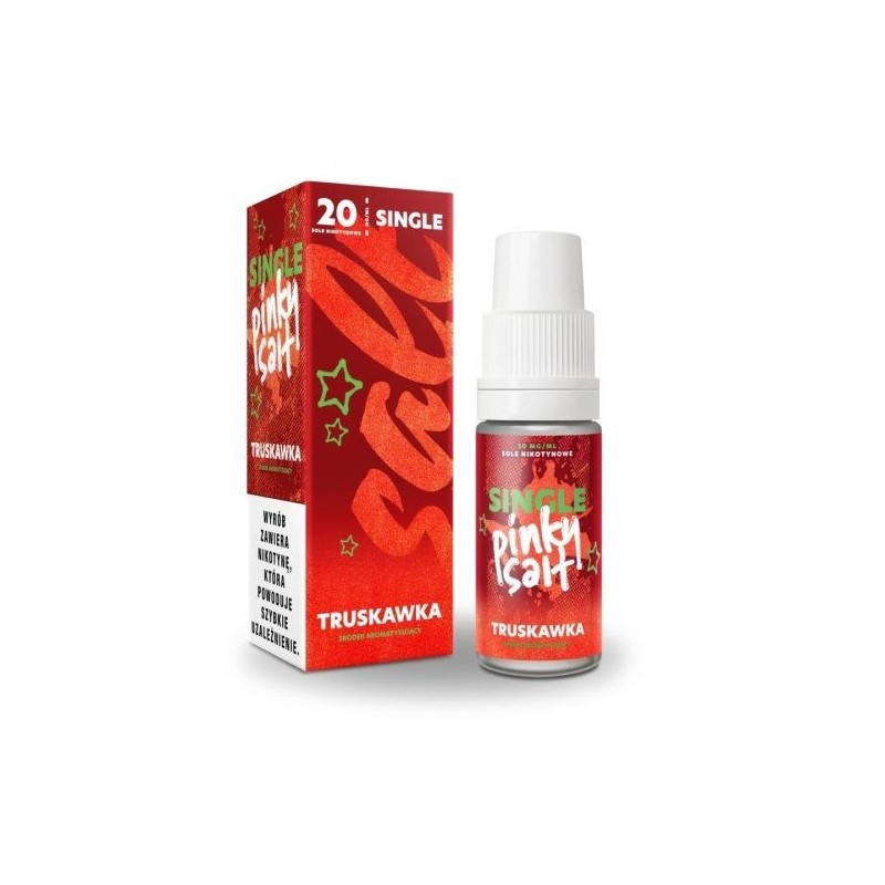 Liquid Pinky Vape Single Salt 10ml - Strawberry 20mg | DoctorVape