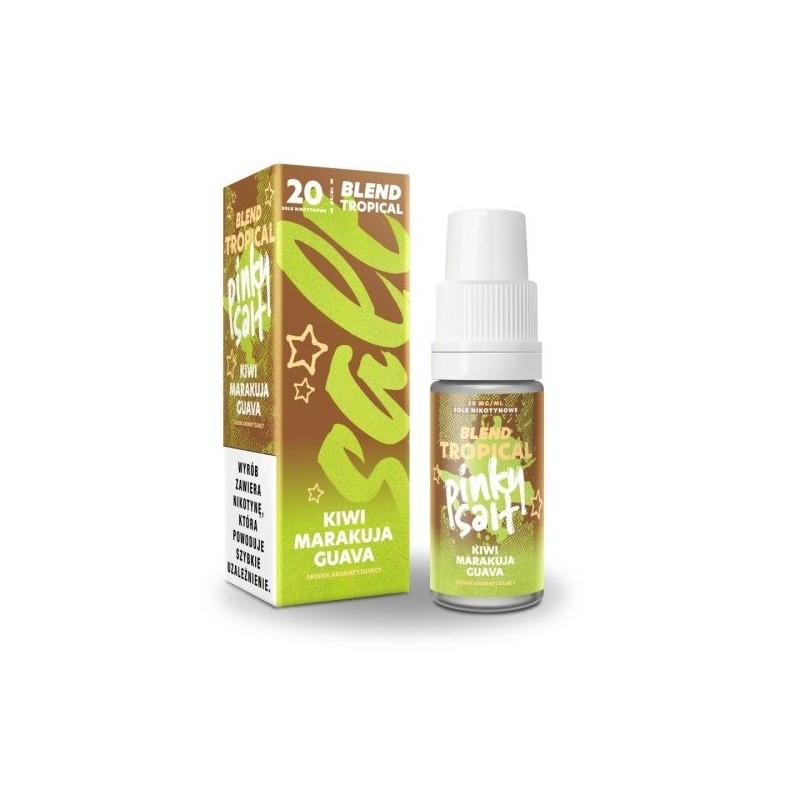 Liquid Pinky Vape Tropical Salt 10ml - Kiwi Marakuja Guava 20mg