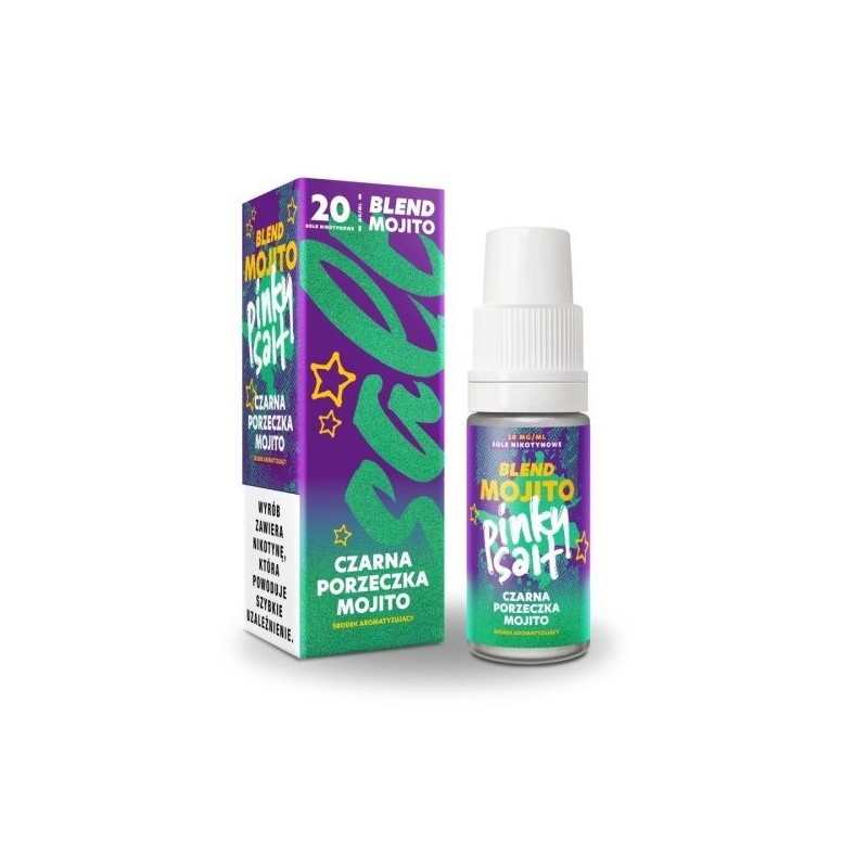 Liquid Pinky Vape Mojito Salt 10ml - Black Currant Mojito 20mg | DoctorVape