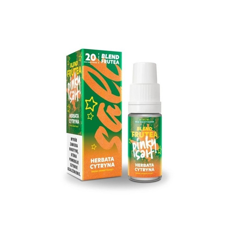Liquid Pinky Vape Frutea Salt 10ml - Herbata Cytryna 20mg
