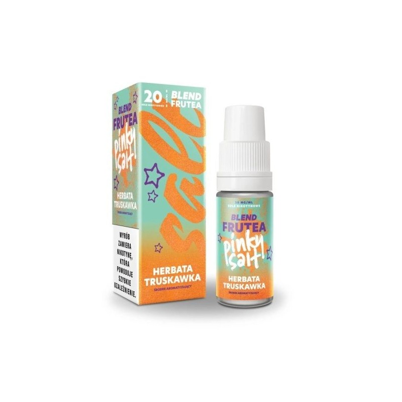 Liquid Pinky Vape Frutea Salt 10ml - Herbata Truskawkowa 20mg