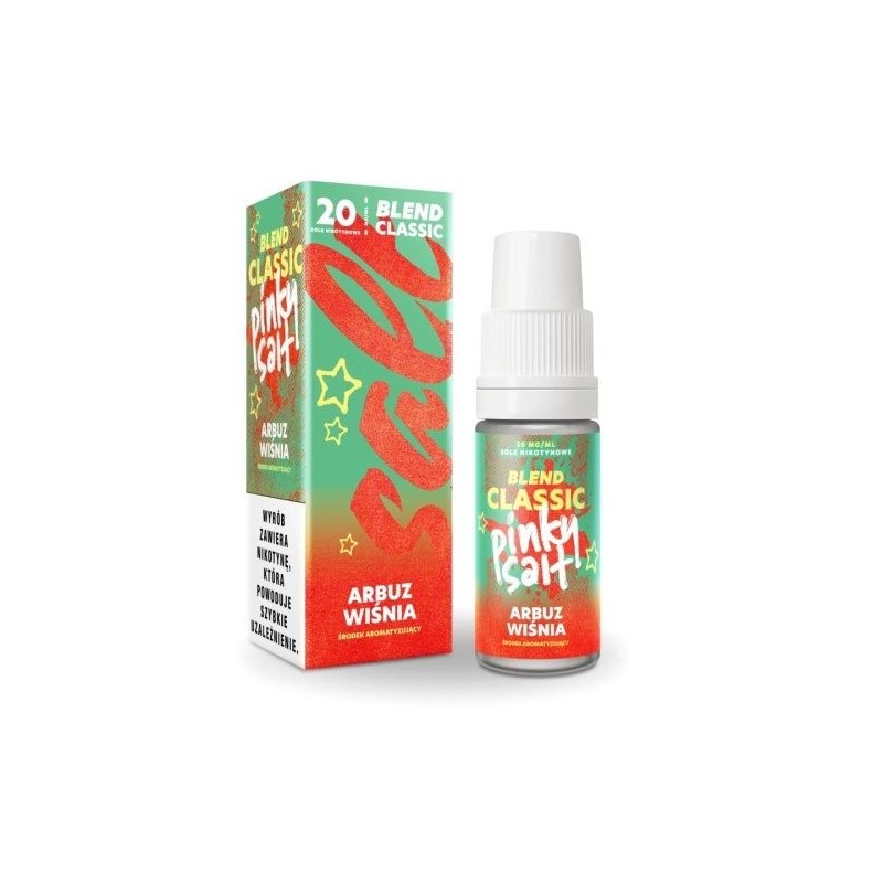 Liquid Pinky Vape Classic Salt 10ml - Arbuz Wiśnia 20mg