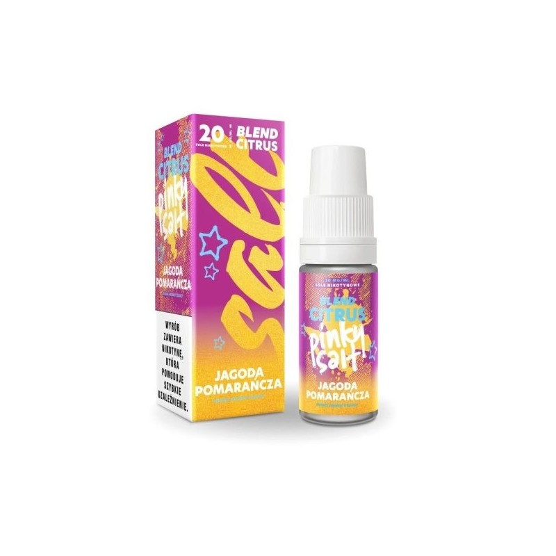 Liquid Pinky Vape Citrus Salt 10ml - Jagoda Pomarańcza 20mg