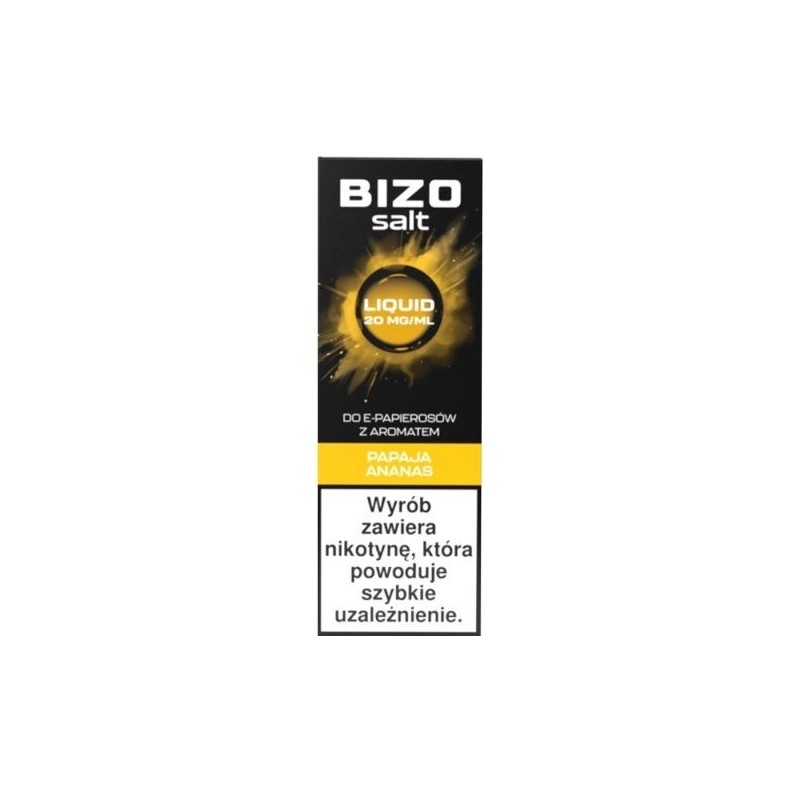 Liquid Bizo Salt 10ml - Papaya Pineapple 20mg | DoctorVape