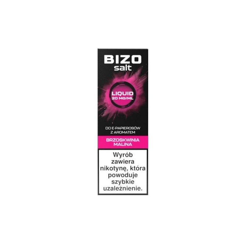 Liquid Bizo Salt 10ml - Peach Raspberry 20mg | DoctorVape