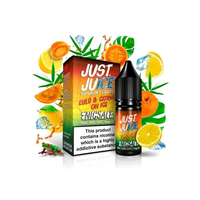 Liquid Just Juice Salt 10ml - Lulo & Citrus on Ice 20mg | DoctorVape