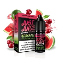 Liquid Just Juice Salt 10ml - Pastèque & Cerise Iconique 20mg | DoctorVape
