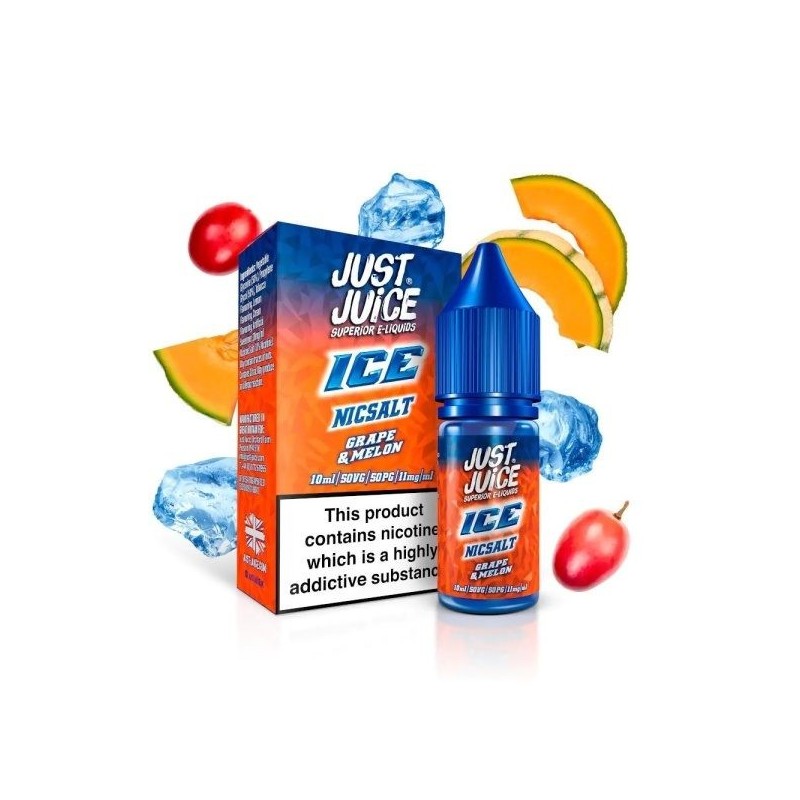 Liquid Just Juice Salt 10ml - Grape Melon Ice 20mg