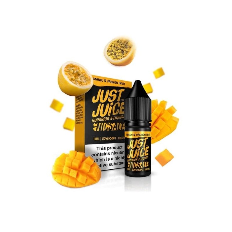Liquid Just Juice 10ml - Mango & Passion Fruit 20mg Nicotine Salt E-Liquid | Doctorvape
