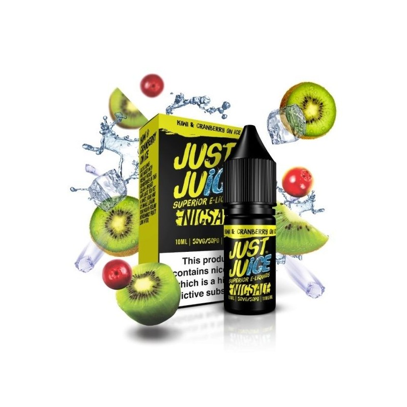 Liquid Just Juice 10ml - Kiwi & Cranberries sur Glace 20mg | Doctorvape