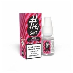 Liquid Hashtag TAG Sour Salt Strawberry Nicotine Salt E-Liquid 10ml 20mg | Doctorvape