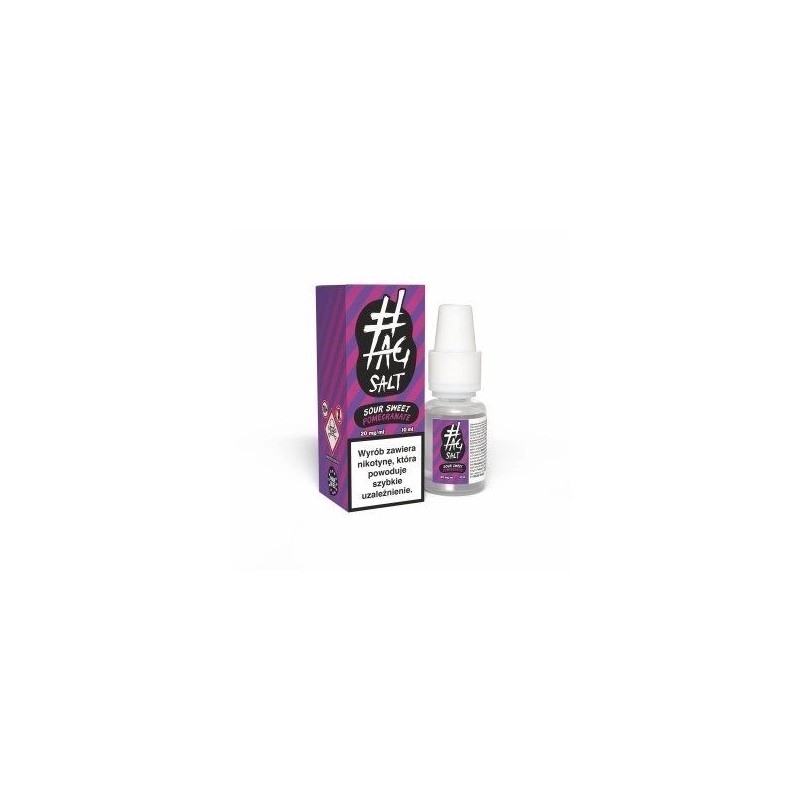 Liquid Hasztag TAG Sel Acide 10ml Grenade Sucrée 20mg | Doctorvape