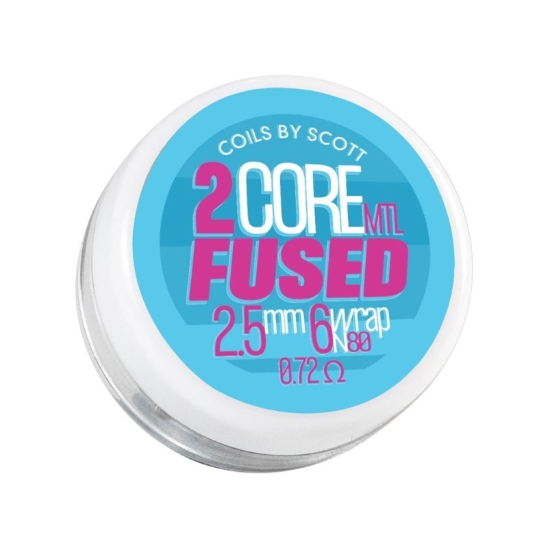 Grzałka MTL Fused Clapton 0.72 OHM Ni80 - Coils by Scott | DoctorVape