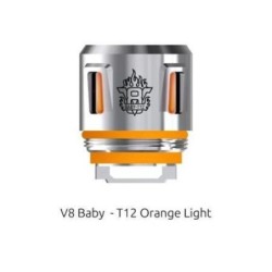 Résistance SMOK V8 Baby T12 Light 0.15Ω Orange - DoctorVape