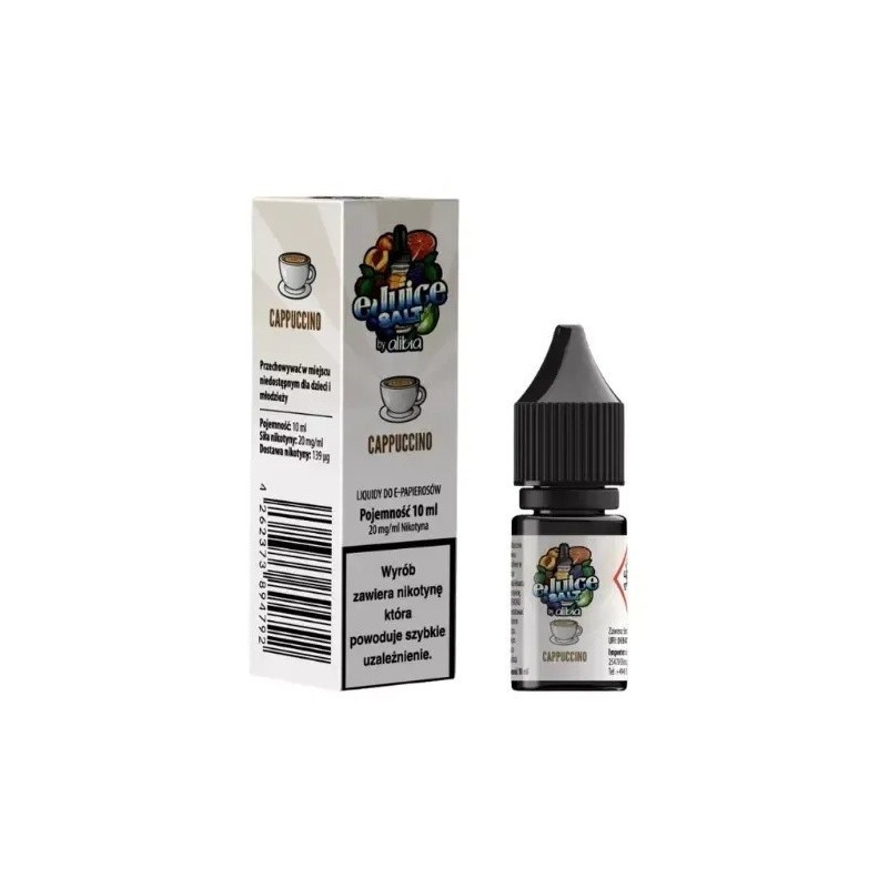 Liquid EJUICE Salt 20mg 10ml - Cappuccino | DoctorVape