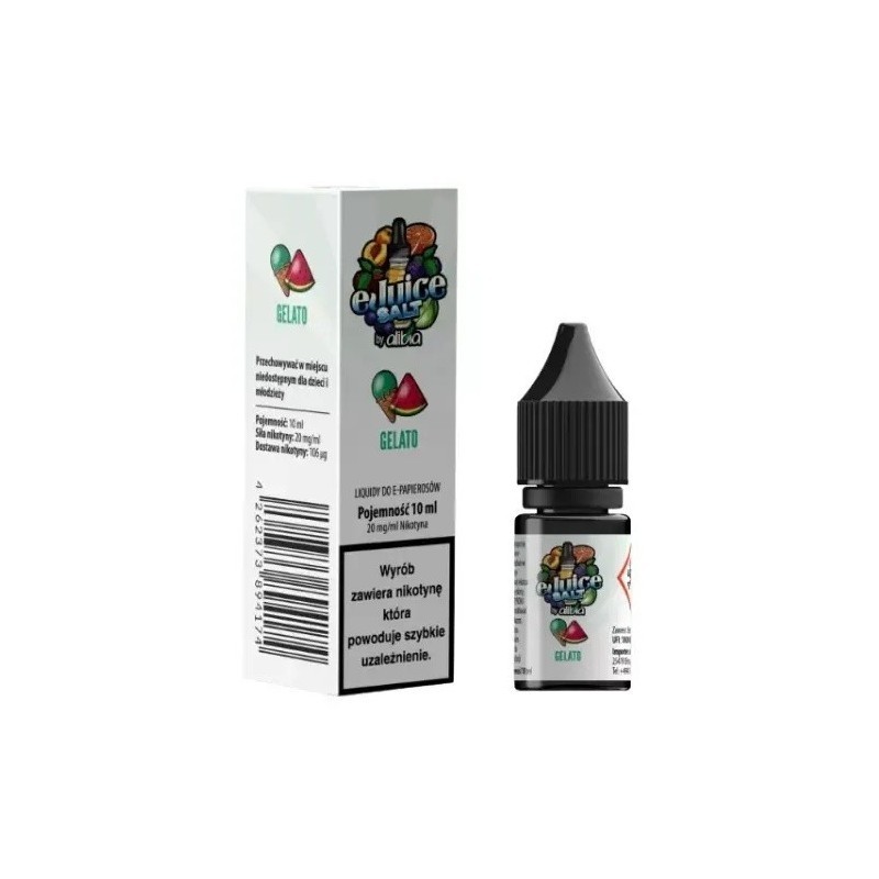 Liquid EJUICE Salt 20mg 10ml - Gelato | DoctorVape
