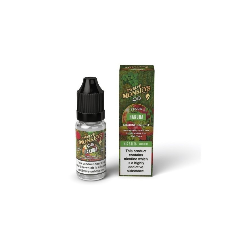 Liquid Twelve Monkeys 20mg 10ml - Hakuna Salt | DoctorVape