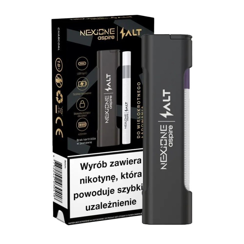 Urządzenie NEXIONE SALT Charcoal | DoctorVape