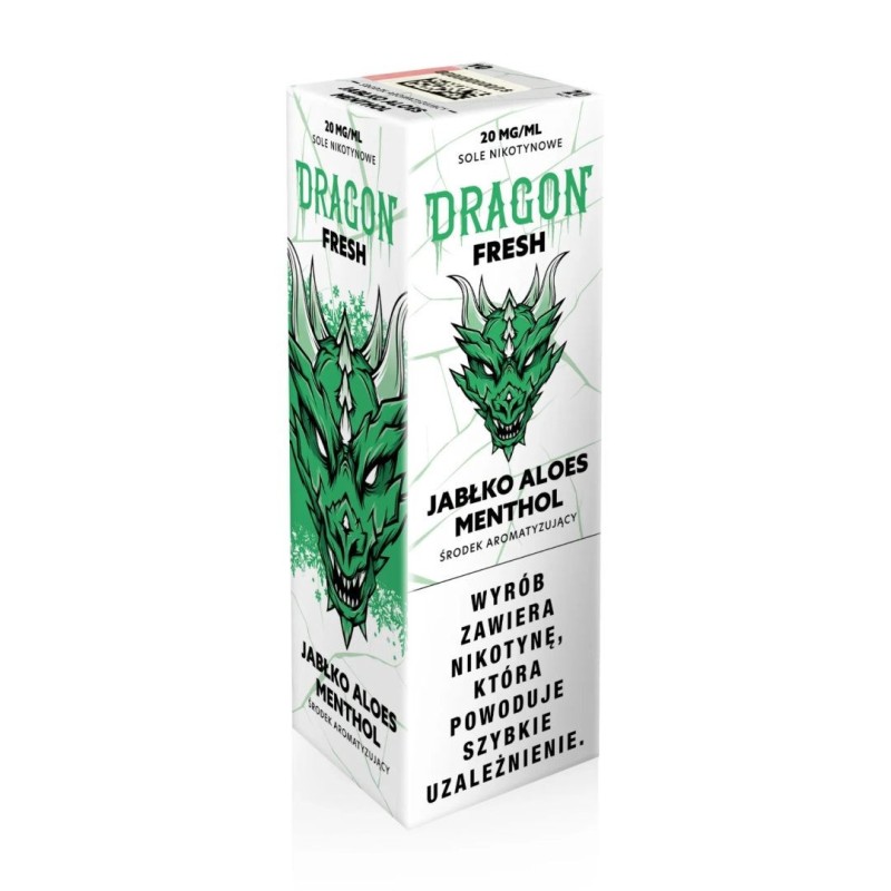 Liquid Dragon Fresh Salt - Jabłko Aloes Menthol 20mg | Doctorvape