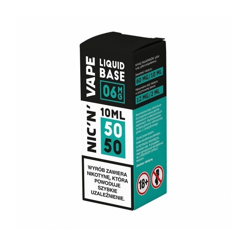 Baza Shot NIC'N'VAPE 10ml 50/50 - 6mg | DoctorVape