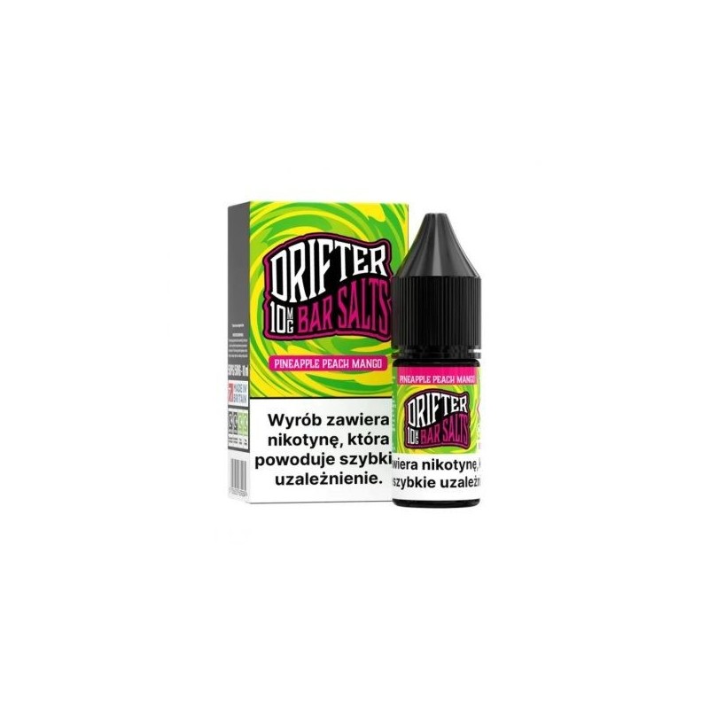 Liquid Drifter Bar Salts 10ml 20mg Pineapple Peach Mango