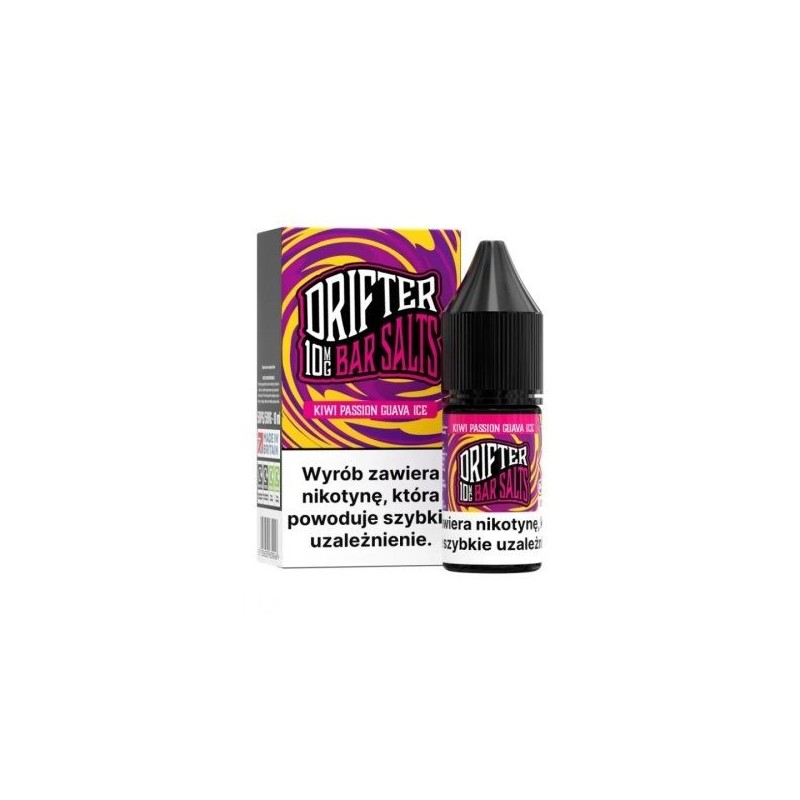 Liquid Drifter Bar Salts 10ml 20mg Kiwi Passion Guava Ice