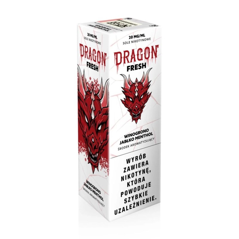 Liquid Dragon Fresh Salt - Winogrono Jabłko Menthol 20mg | Doctorvape