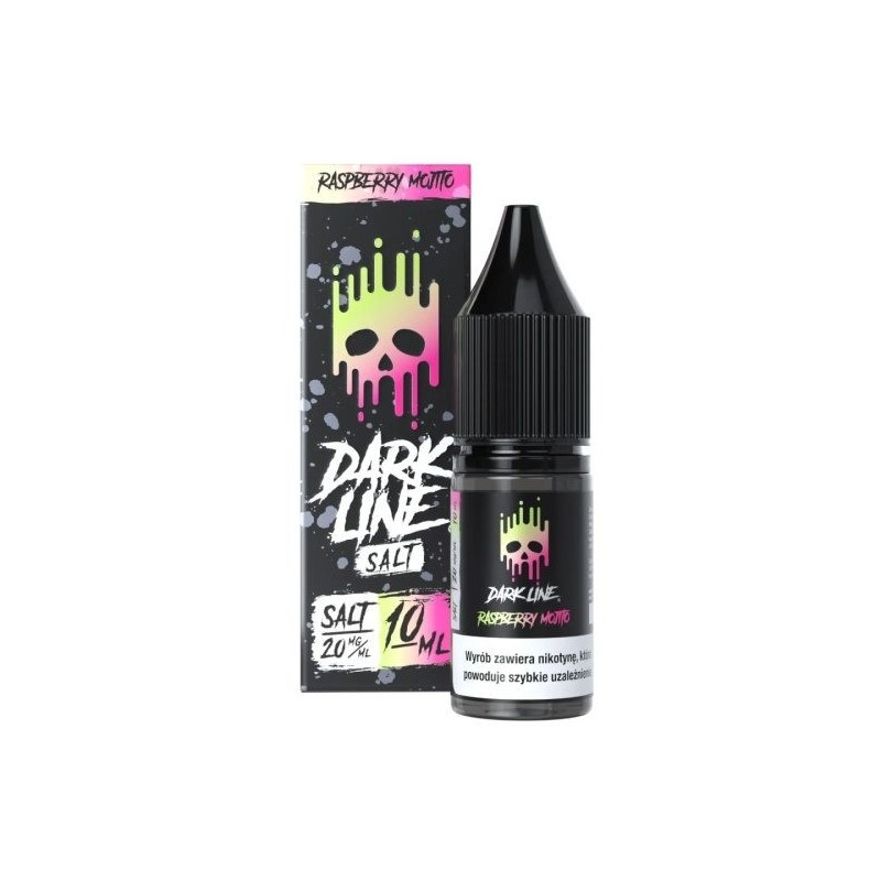Liquid Dark Line Salt 10ml - Raspberry Mojito 20mg | Doctorvape