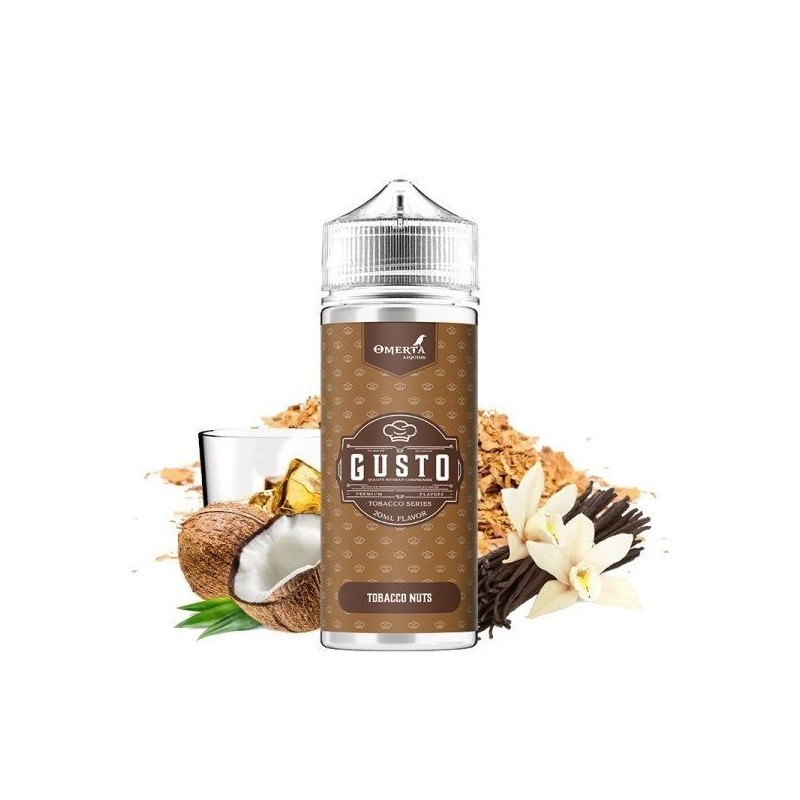 Premix Gusto by Omerta Liquids 100/120ml - Tobacco Nuts | DoctorVape
