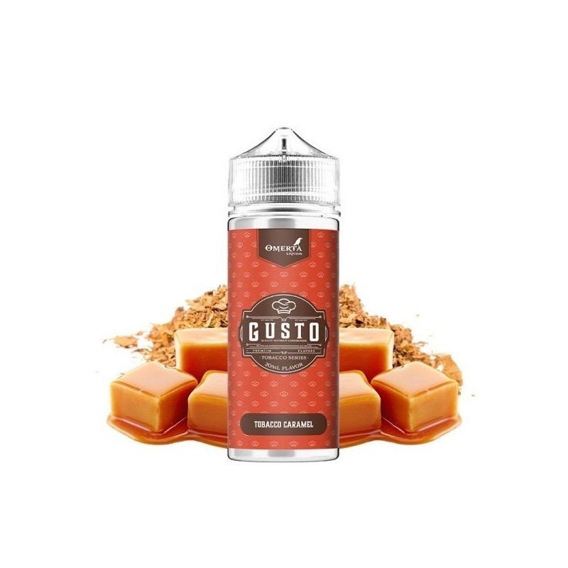 Premix Gusto by Omerta Liquids 100/120ml - Tobacco Caramel | DoctorVape
