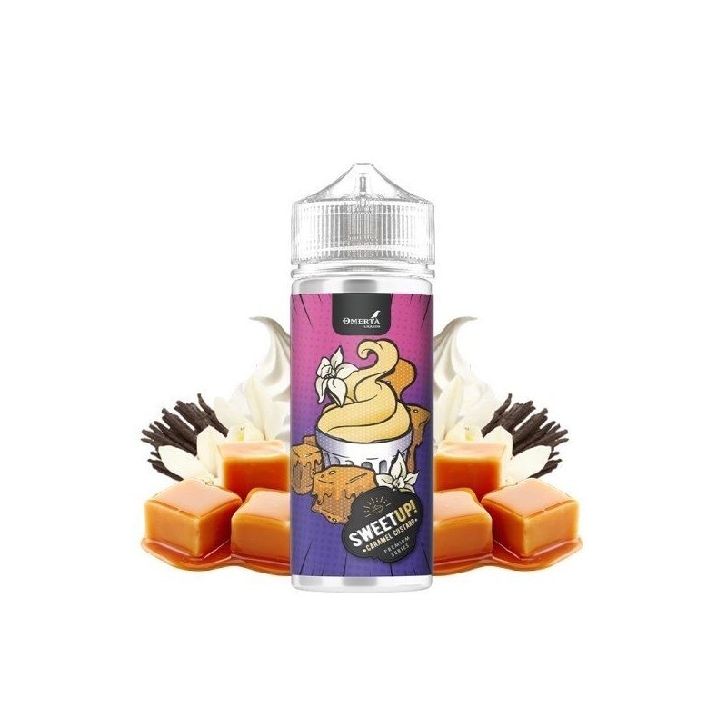 Premix SweetUp by Omerta Liquids 100/120ml - Caramel Custard | DoctorVape