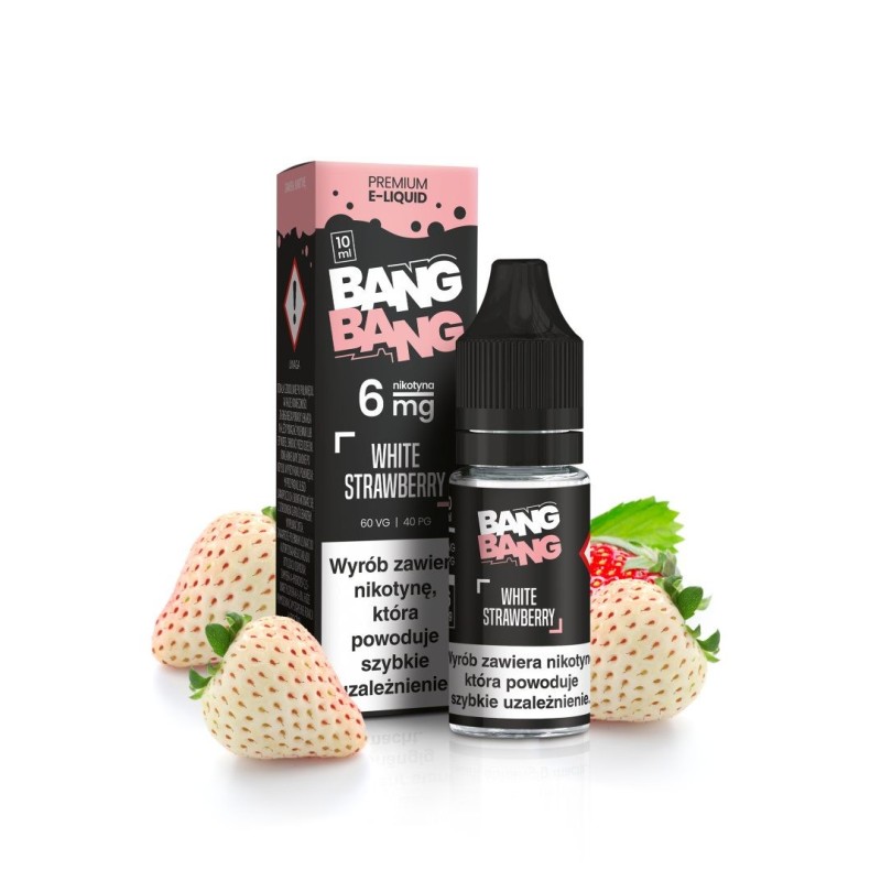 Liquid BANG BANG 10ml - White Strawberry 6mg | Doctorvape