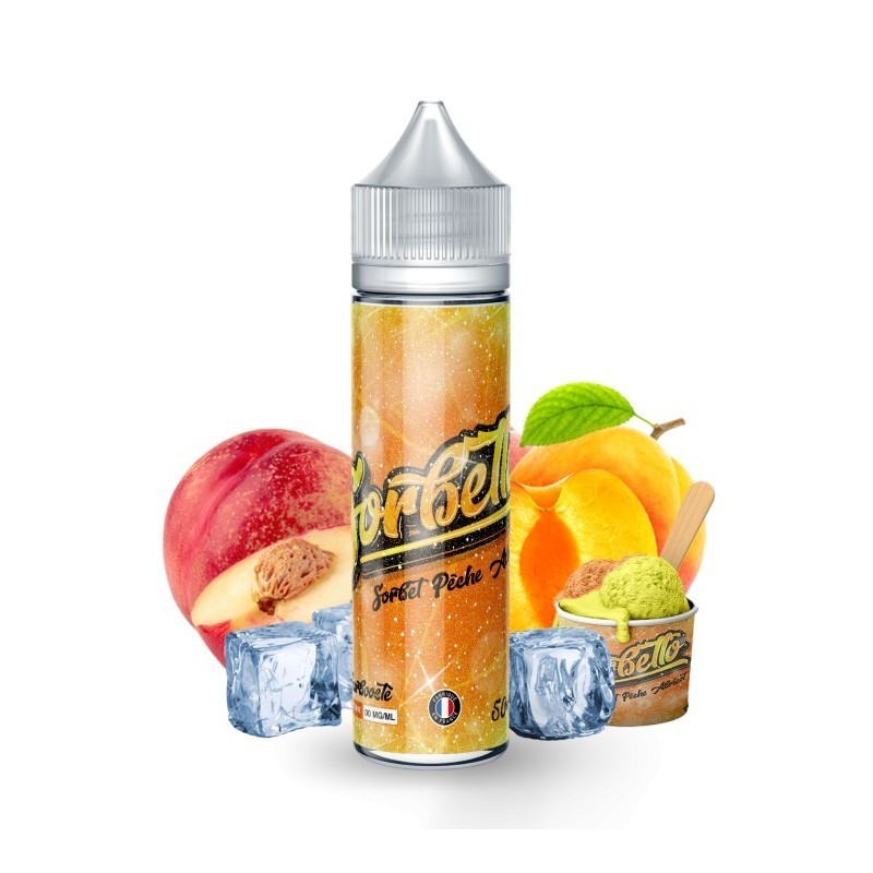 Premix Sorbetto 50/75ml - Sorbet Pêche Abricot | DoctorVape
