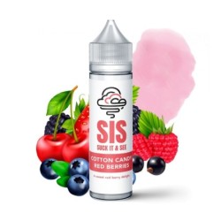 Premix SIS 50/75ml - Cotton Candy Red Berries (Barbe à papa aux baies rouges) | DoctorVape