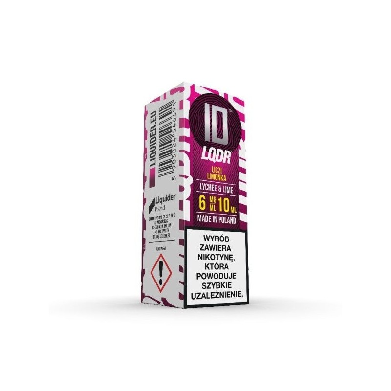 Liquid ID - 10ml Liczi i Limonka 6mg | Doctorvape