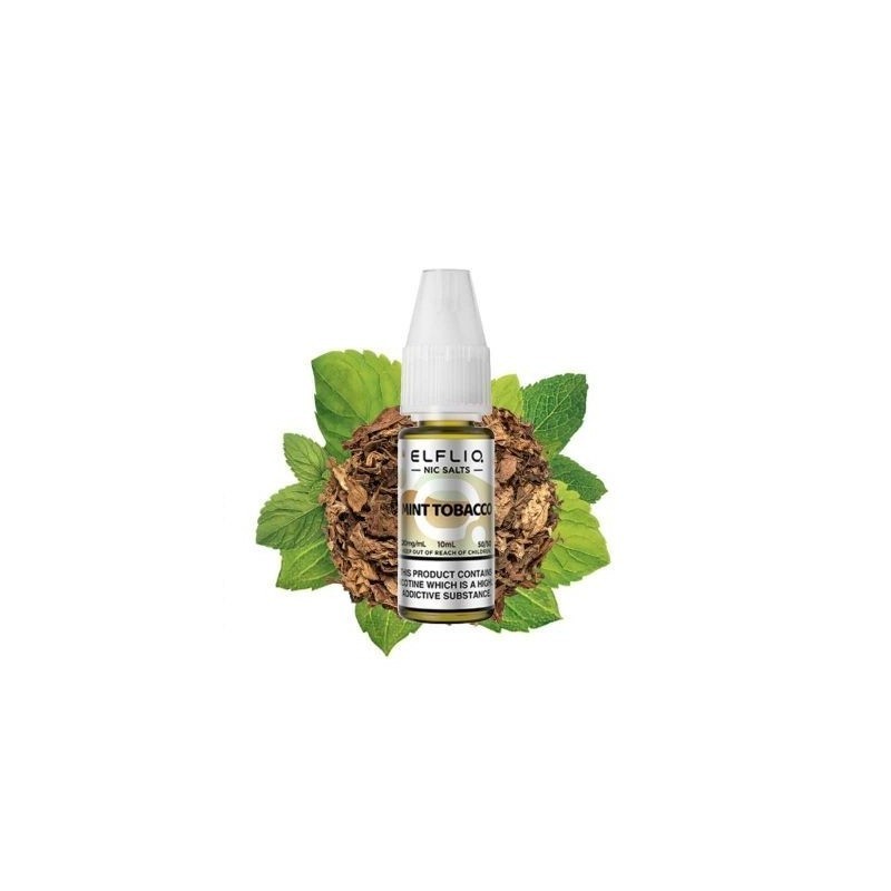 Liquid Elfbar Elfliq Salt 10ml - Mint Tobacco 20mg | DoctorVape
