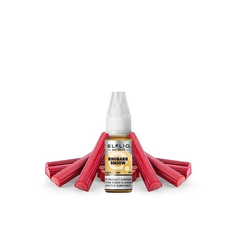 Liquid Elfbar Elfliq Salt 10ml - Rhubarb Snoow 20mg | DoctorVape