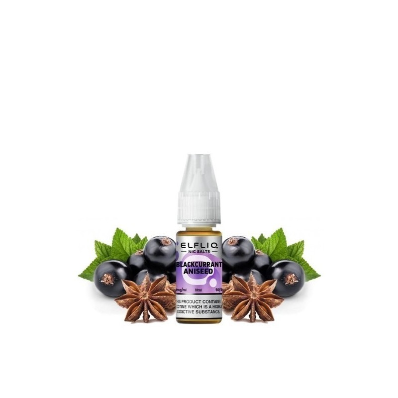 Liquid Elfbar Elfliq Salt 10ml - Blackcurrant Aniseed 20mg | DoctorVape