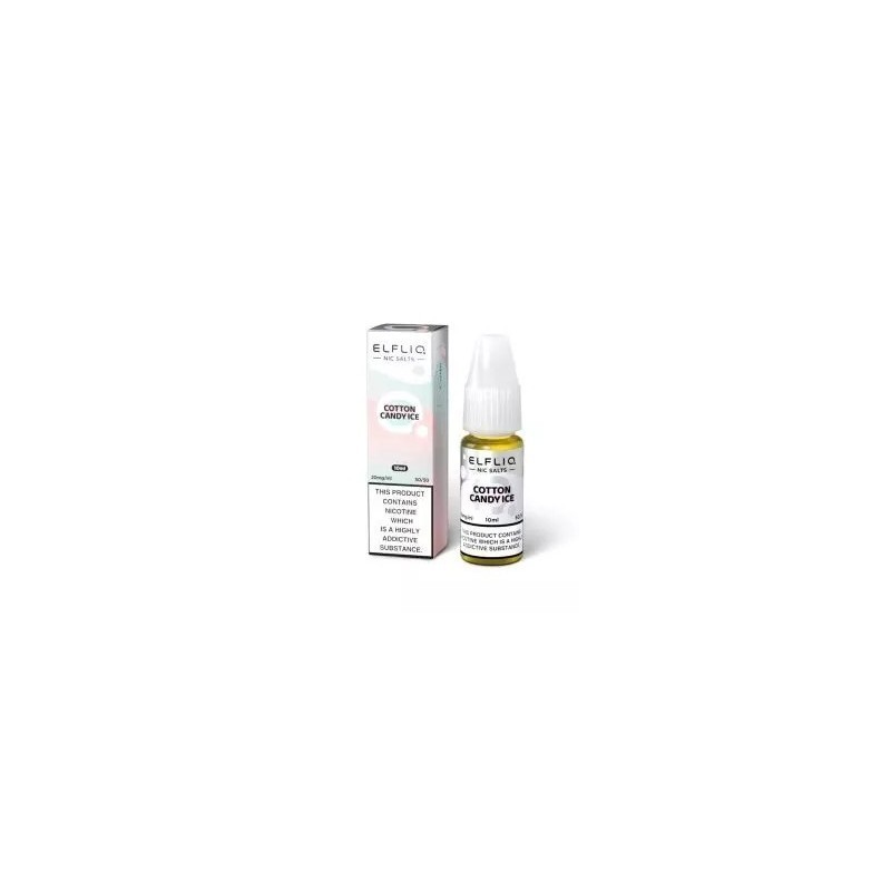 Liquid Elfbar Elfliq Salt 10ml - Cotton Candy Ice 20mg | DoctorVape