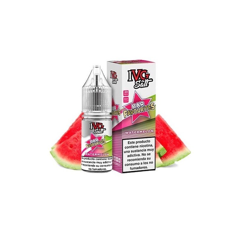 Liquid IVG Favourite Bar Salts 10ml - Watermelon 20mg | DoctorVape