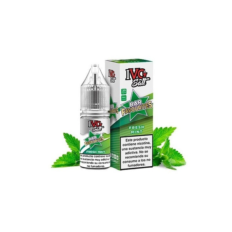Liquid IVG Favourite Bar Salts 10ml - Fresh Mint 20mg | DoctorVape
