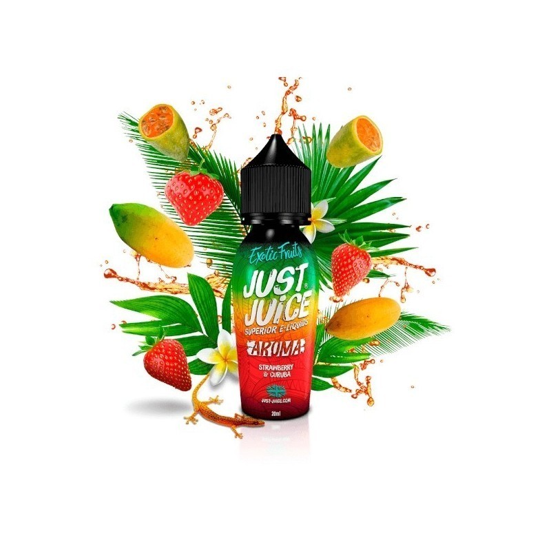 Longfill Just Juice Exotic 20/60ml - Strawberry and Curuba | DoctorVape
